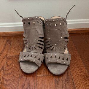 NEW Vince Camuto Reston Sandal 10M, SMOKE SHOW SUEDE